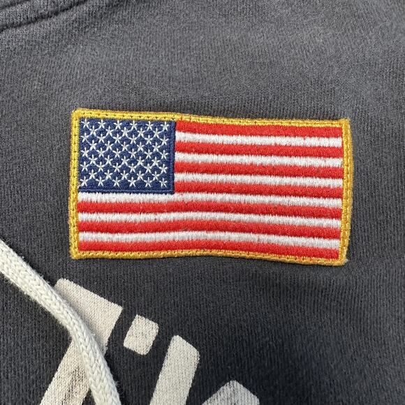 Roots of Fight Mike Tyson Training Camp Tank Hoodie Mens Large Boxing USA Flag - Picture 8 of 11